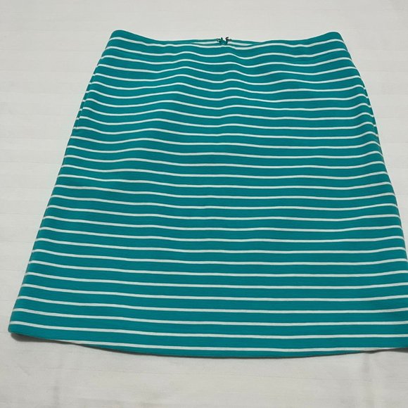 Talbots Petites striped Summer skirt with pockets Size 4P - Picture 2 of 8